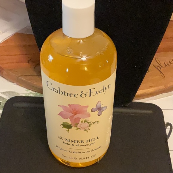 🎄 Crabtree & Evelyn Summer Hill Bath & Shower Gel New Retail $50 Rare - Picture 1 of 3